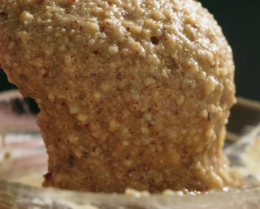 Detalj teksture Kranči putera od lešnika