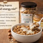 kranci energy mix granola beli krem recept