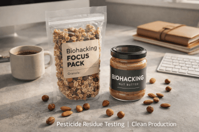 biohacking paket granola i puter za bolji fokus na poslu