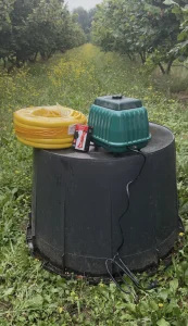 Oprema za "kuvanje" kompostnog caja u Lešnikovcu